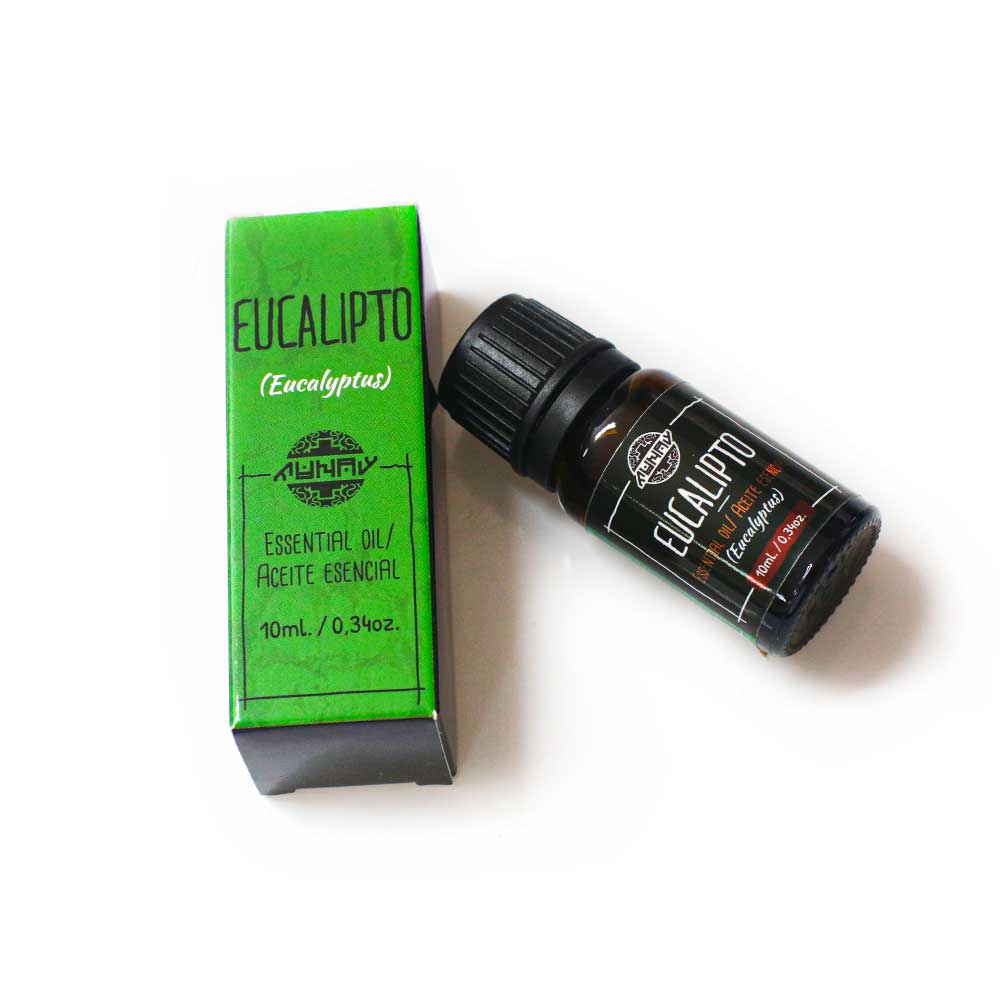 Eucalyptus Essential Oil | Respiratory & Aromatherapy Support | 10 ml (1/3 fl oz) | 100% Pure from Peru