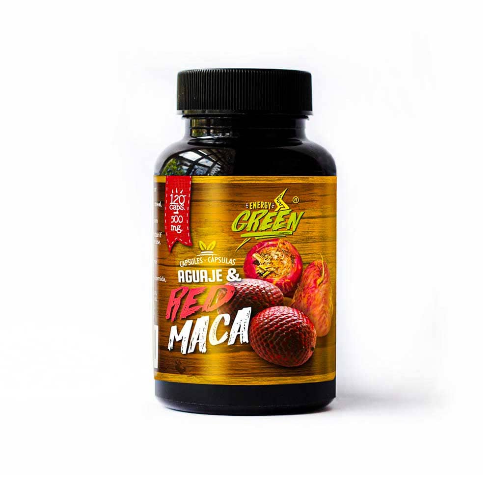 Aguaje & Red Maca Capsules | Women's Vitality Blend | 120 Vegan Pills (500 mg) | Synergistic Andean Duo