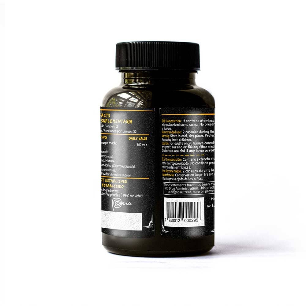Devil's Jungle Capsules for Men | Seven-Roots Amazon Vitality Blend | 100 Vegan Pills (350 mg) | Non-GMO — image 2