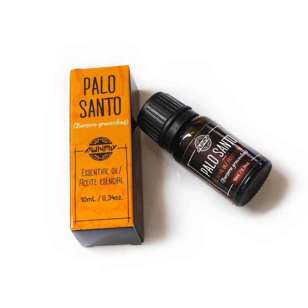 Pure Palo Santo Essential Oil | Steam-Distilled Holy Wood | 10 ml (1/3 fl oz) | 100% Therapeutic Grade Peru